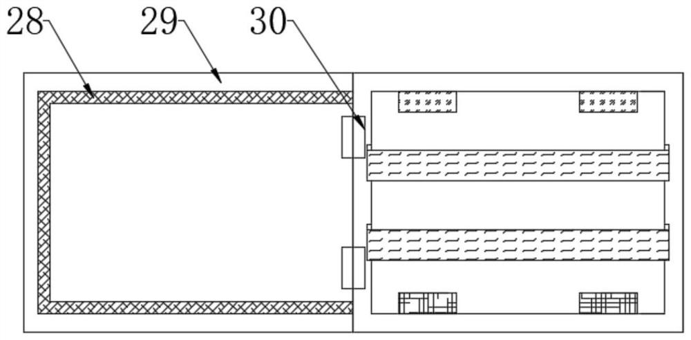 Material storage rack for construction project management