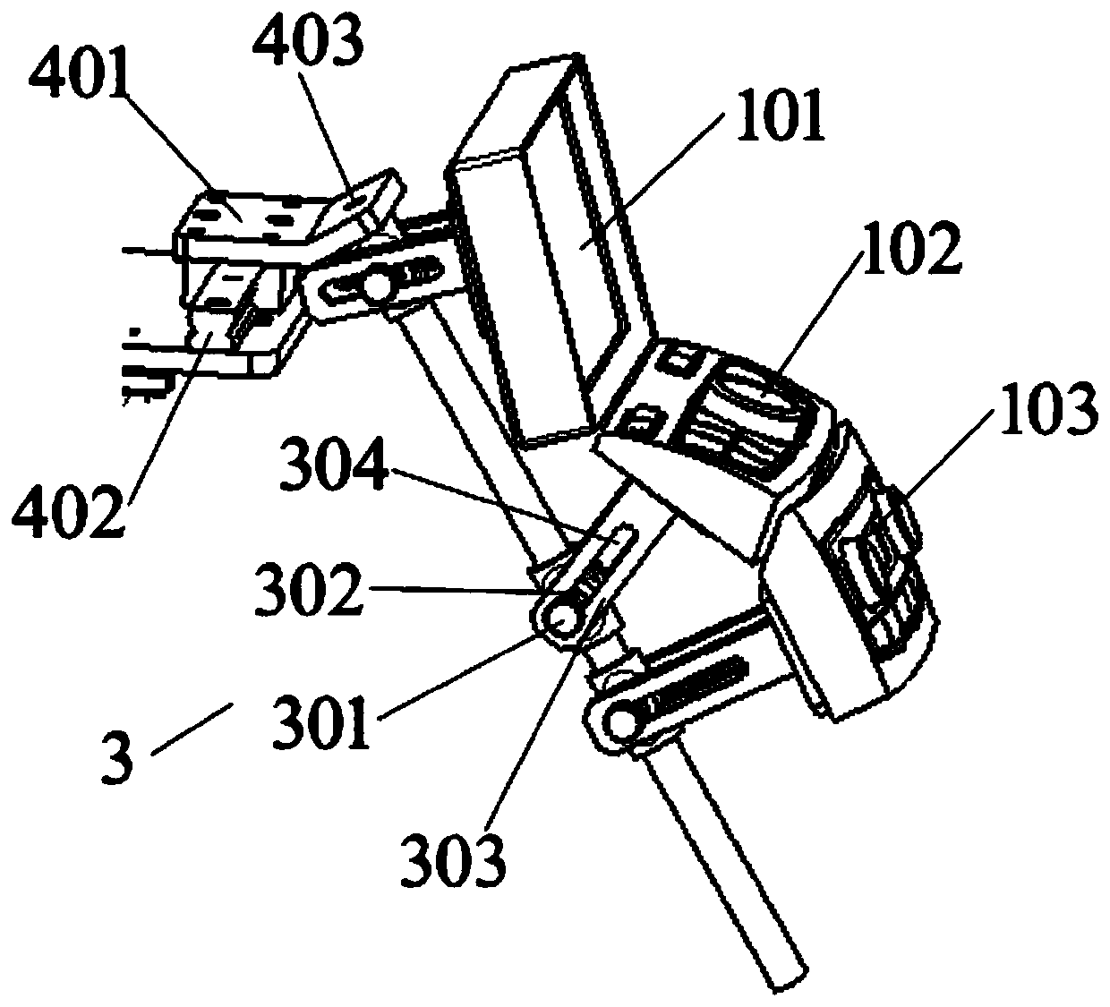 Automobile instrument board middle layout test device and verification method thereof