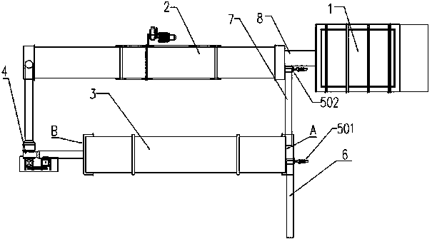 Desulfurization gypsum drying and calcining production process