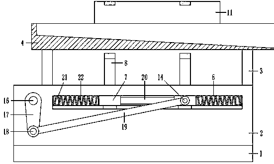 Screening device and screening method for production of composite stabilizer