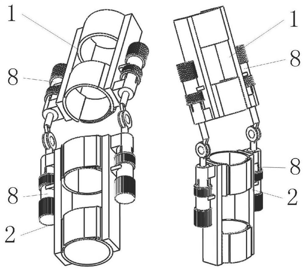 Knee joint fixing support