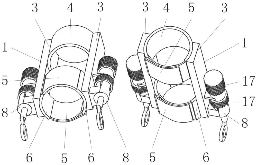 Knee joint fixing support