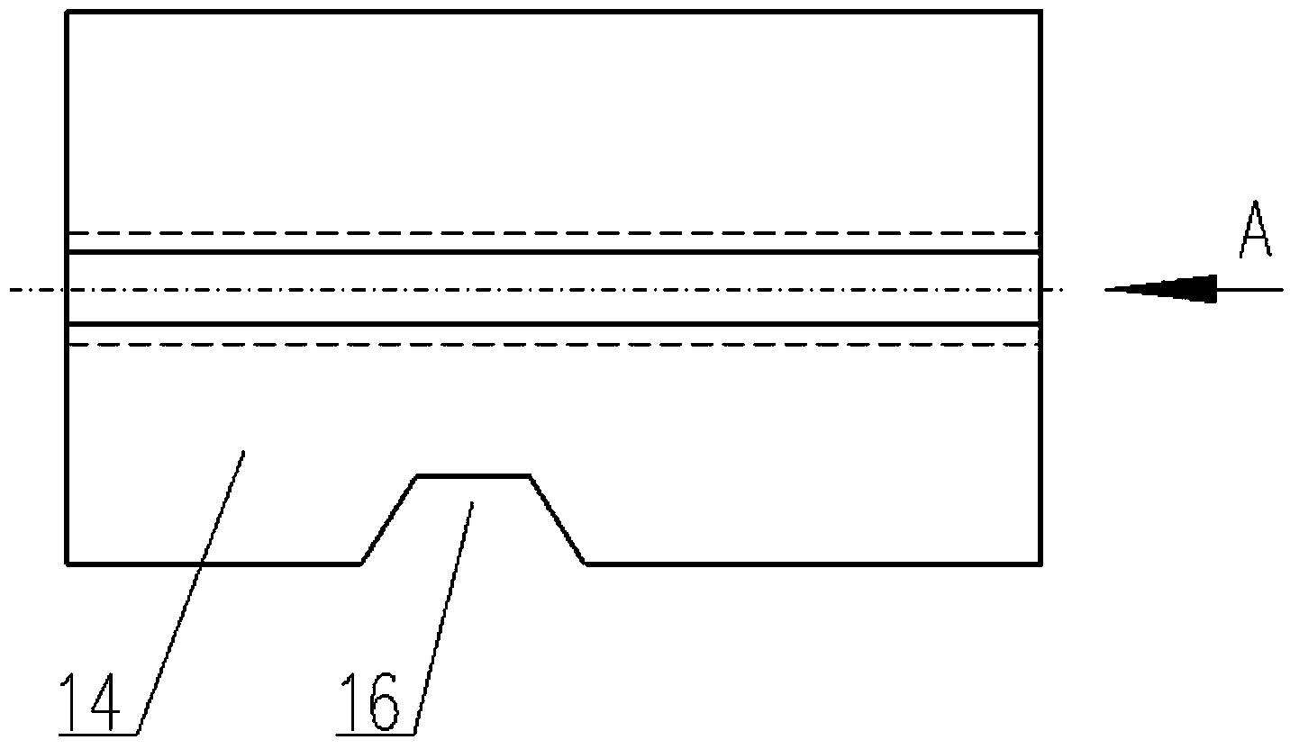 Masonry structure of refractory material inside corrugated compensator of hot blast furnace hot blast pipe