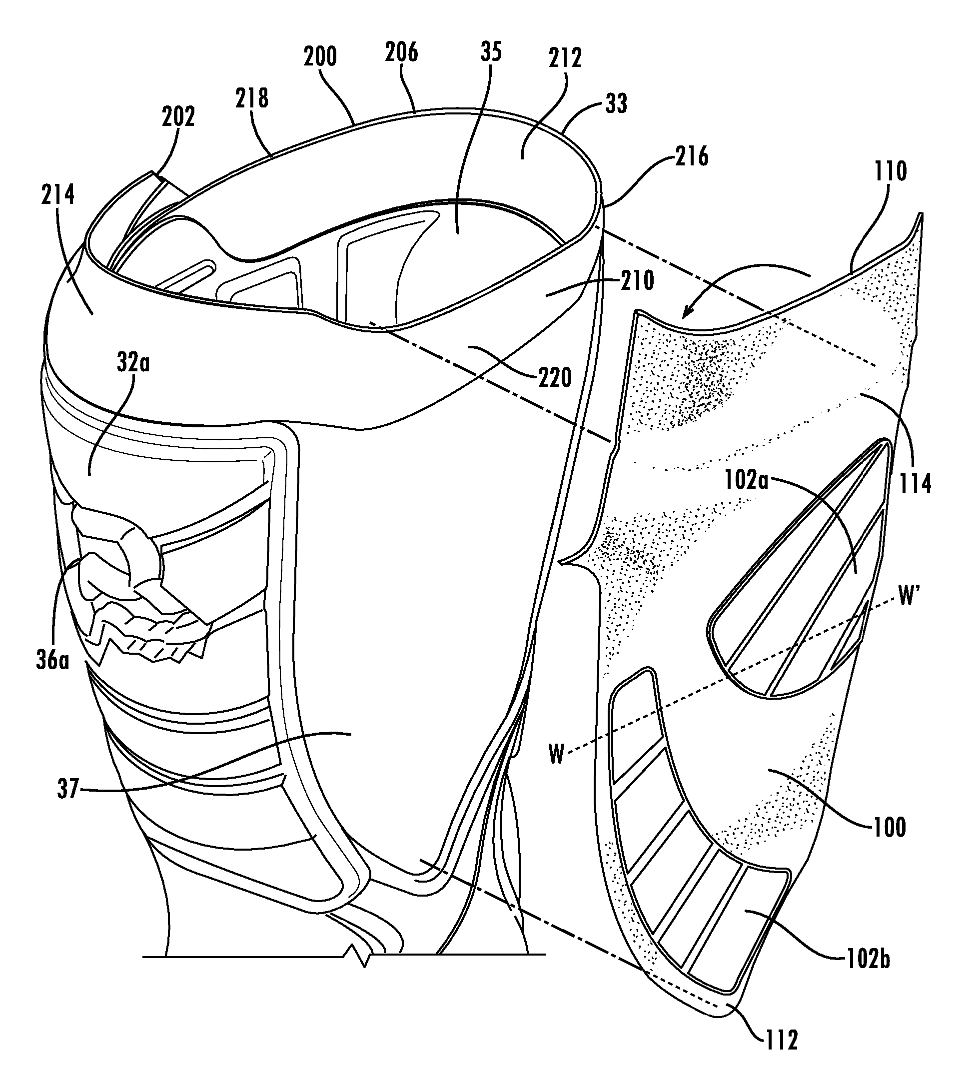 Fold-over thermal laminate for footwear