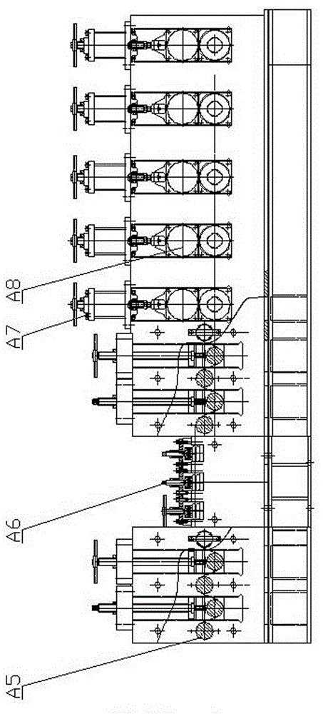 Strip steel surface acid-free descaling complete device and descaling method thereof