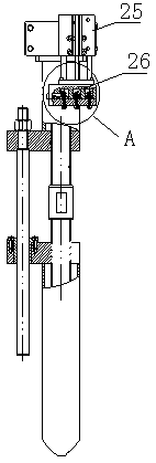 Safe butt-joint power-on device for digitalized automatic assembly line