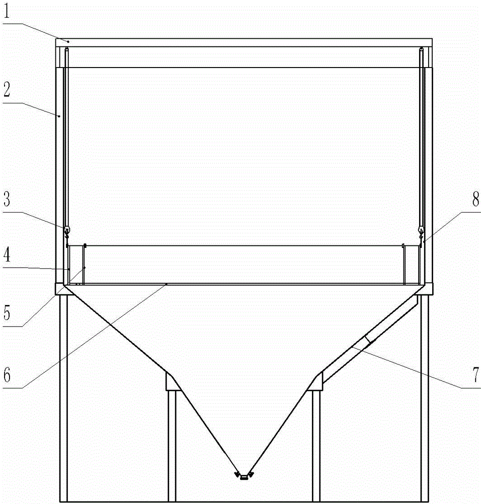 Spraying method of deep cone thickener