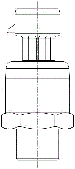 Pressure sensor used in air conditioner