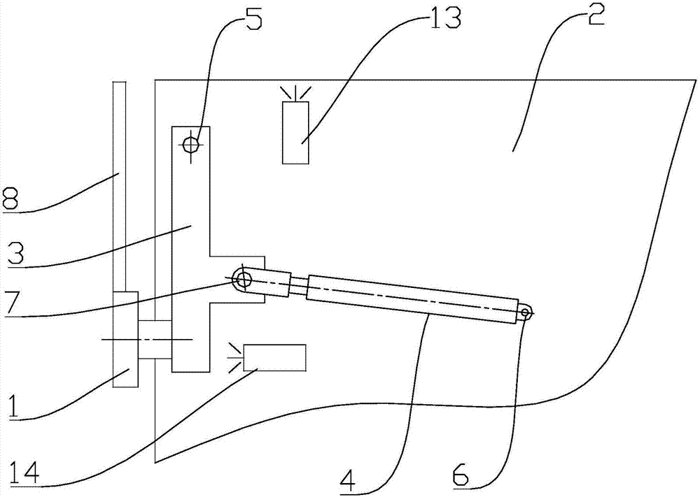 Bar limiting mechanism for hot shearing machine