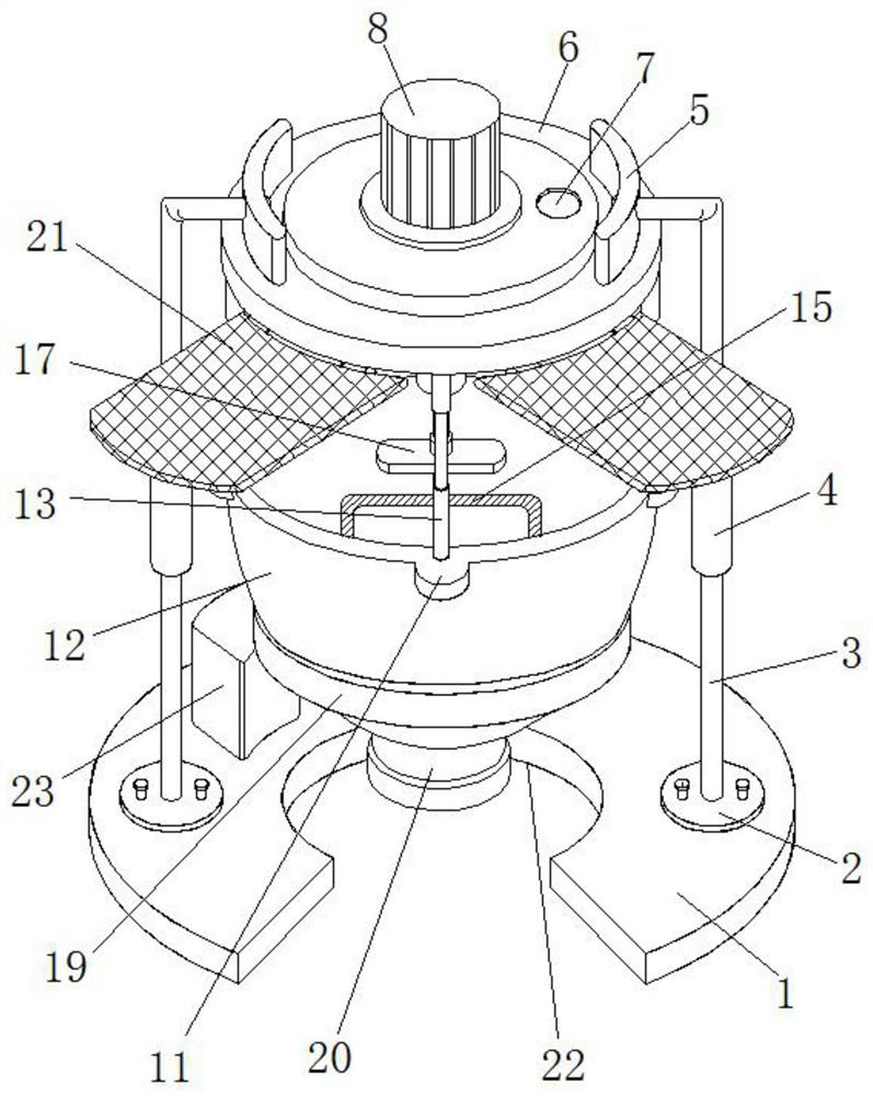 Asphalt preparation system for civil engineering construction and preparation process thereof