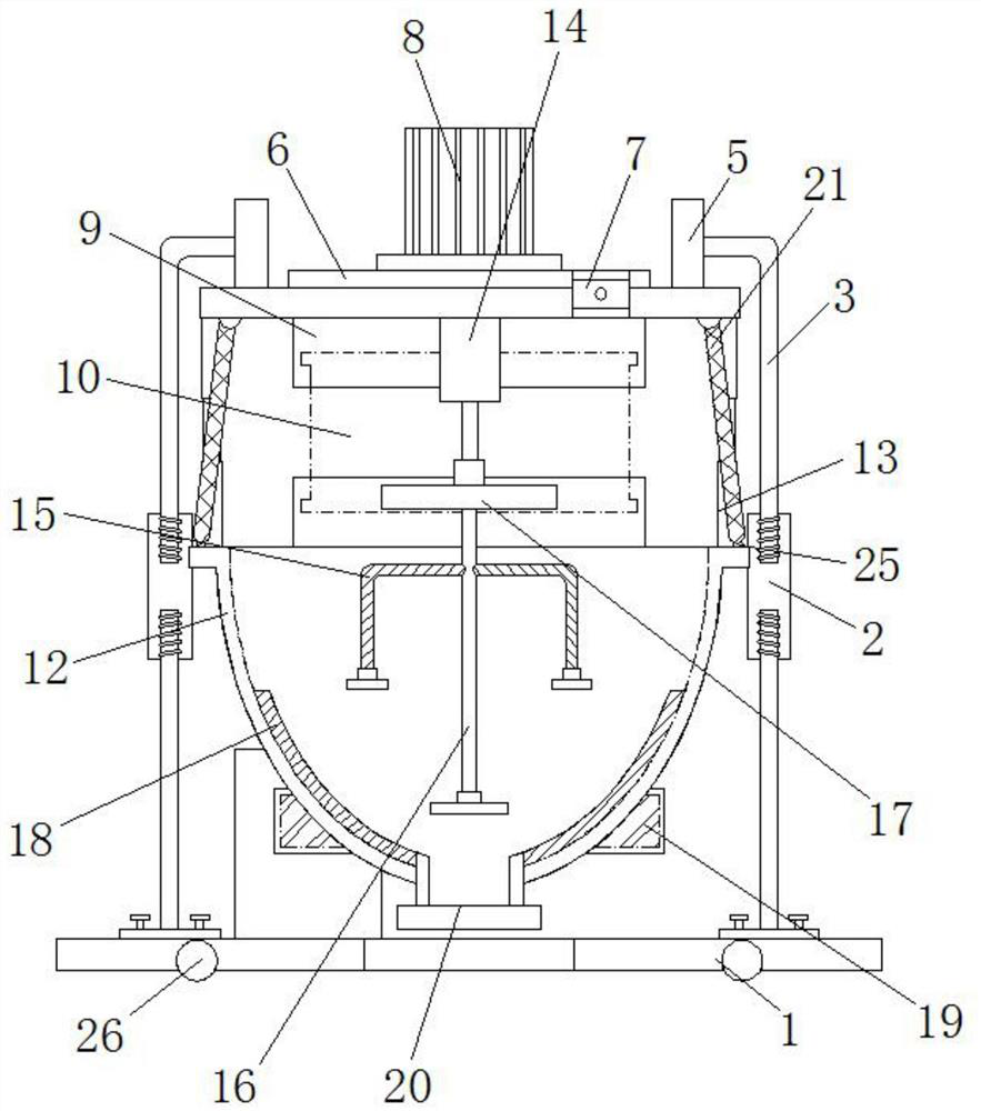 Asphalt preparation system for civil engineering construction and preparation process thereof