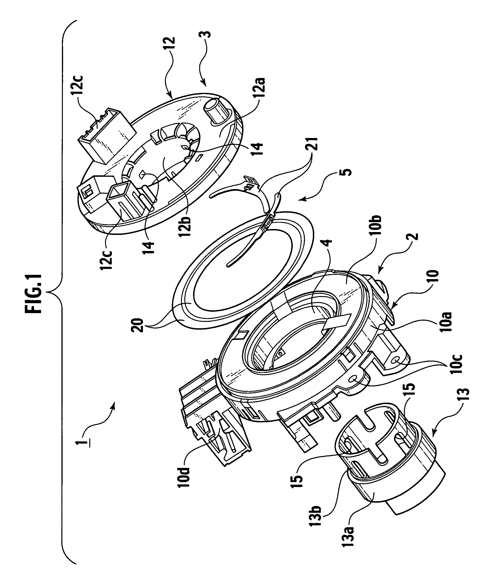 Rotary connector device