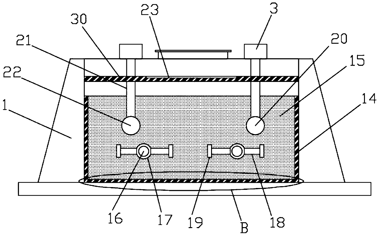 Quick dough kneading device and application method thereof