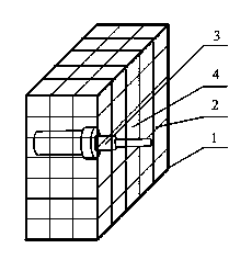 Safety protection device of current-conducting rod