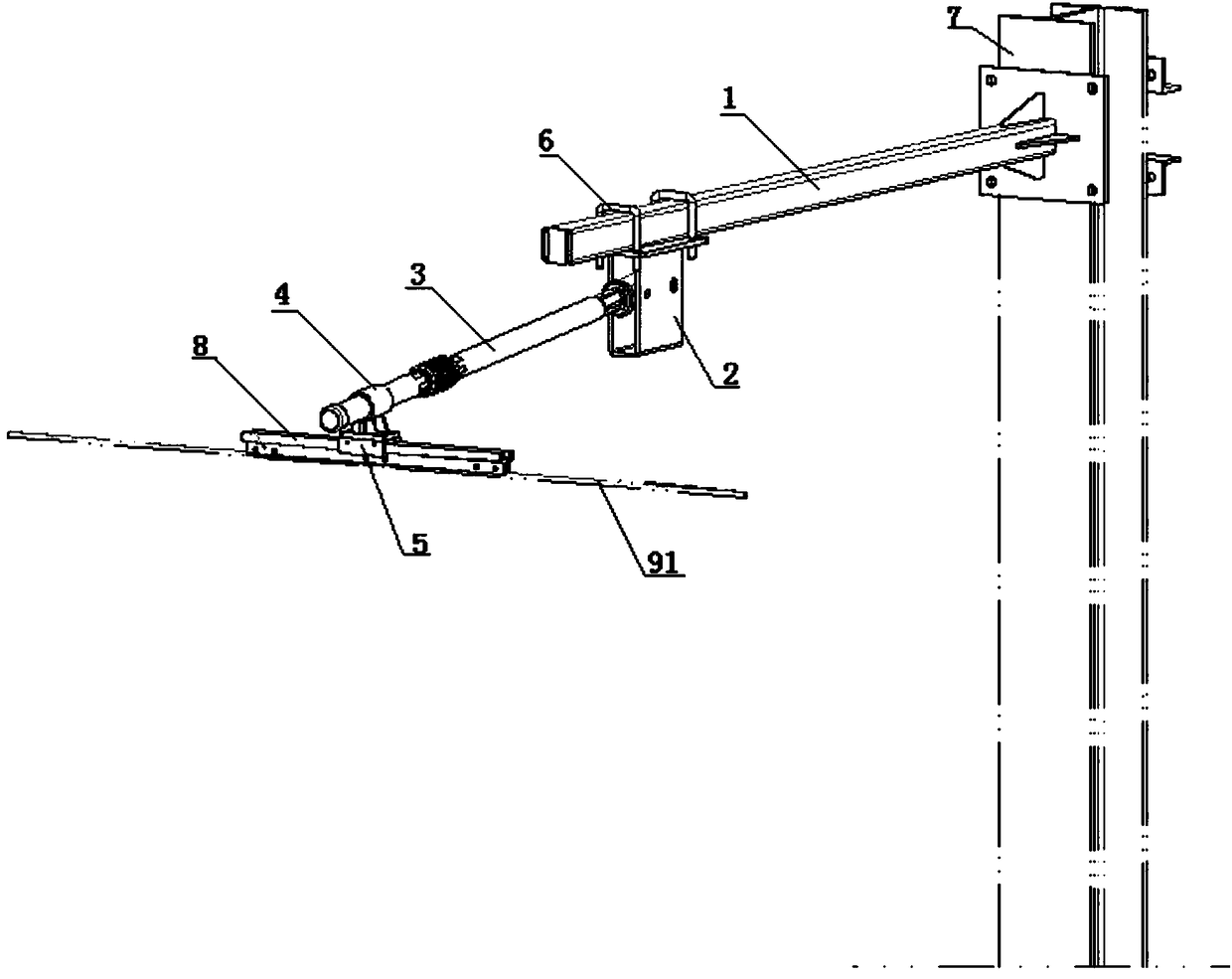 Sliding Elastic Suspension Device for Tram Contact Line