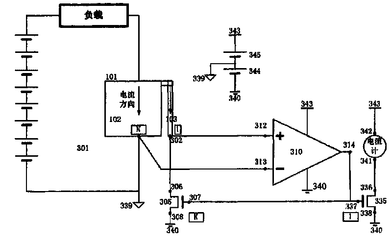 Measurement circuit of direct current