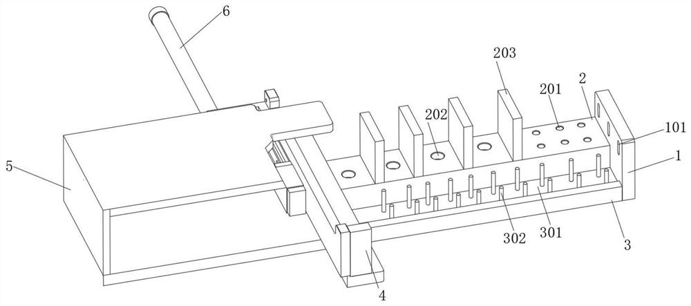 Auxiliary device of chemical test bed