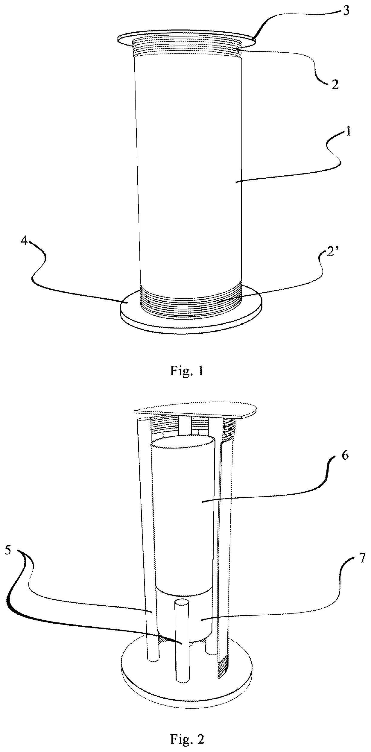 Indoor and outdoor NANO air purifier and system comprising said purifier