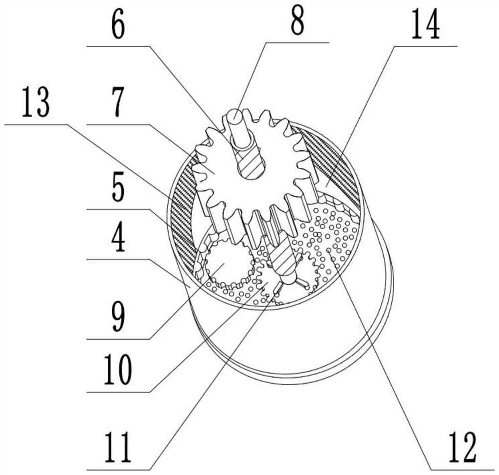 Deburring device for automobile part machining