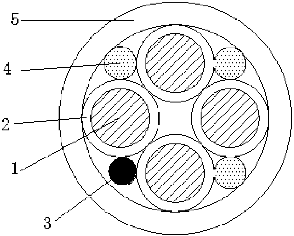 Mooring cable, mooring UAV (unmanned aerial vehicle) assembly and mooring UAV system