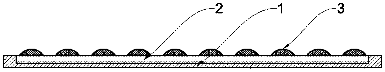 Floor tile based on marble stone materials and preparation method thereof