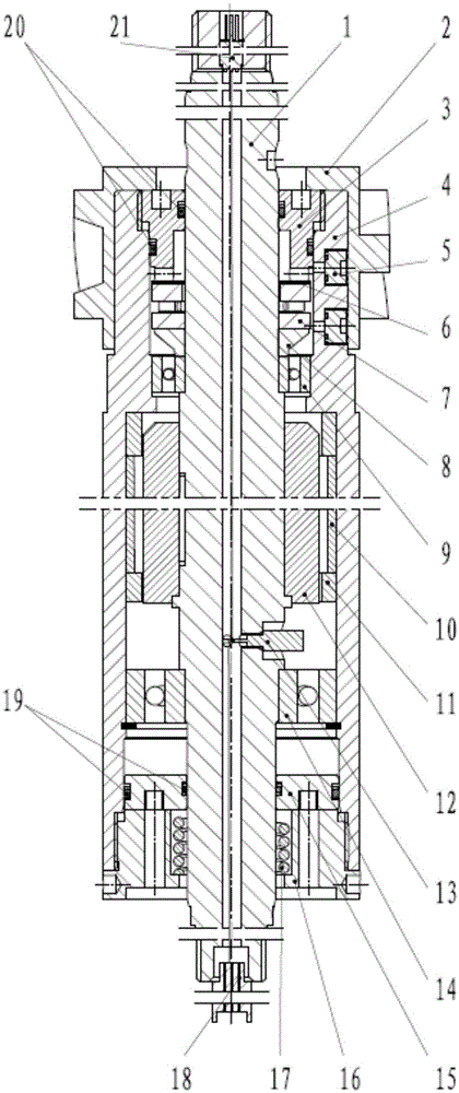 Mud turbine generator of automatic vertical drilling tool