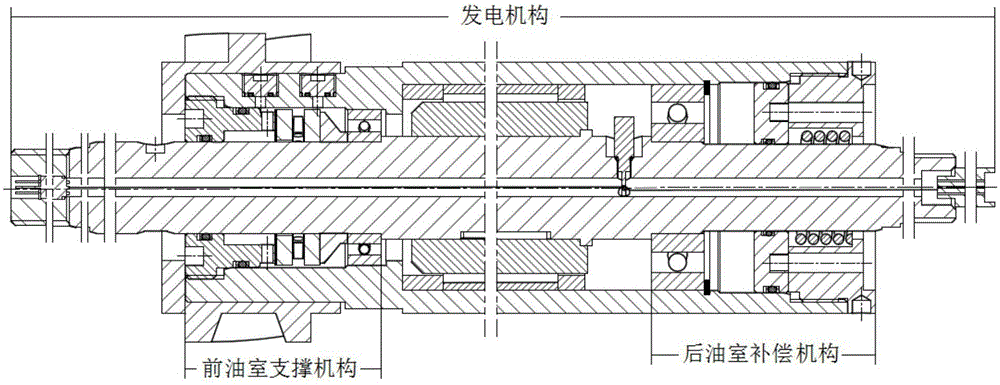 Mud turbine generator of automatic vertical drilling tool