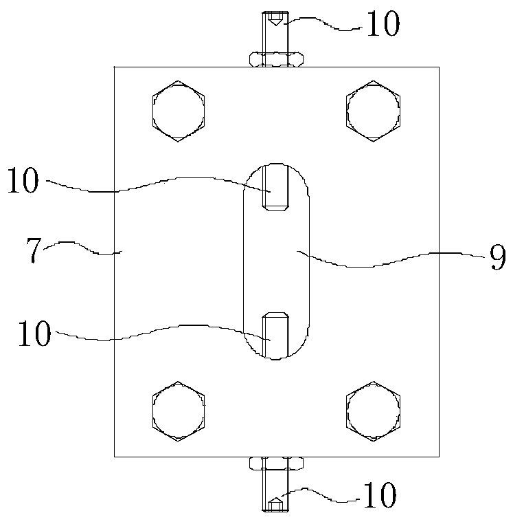 Oil distributor limiting structure, propeller hydraulic system and ship