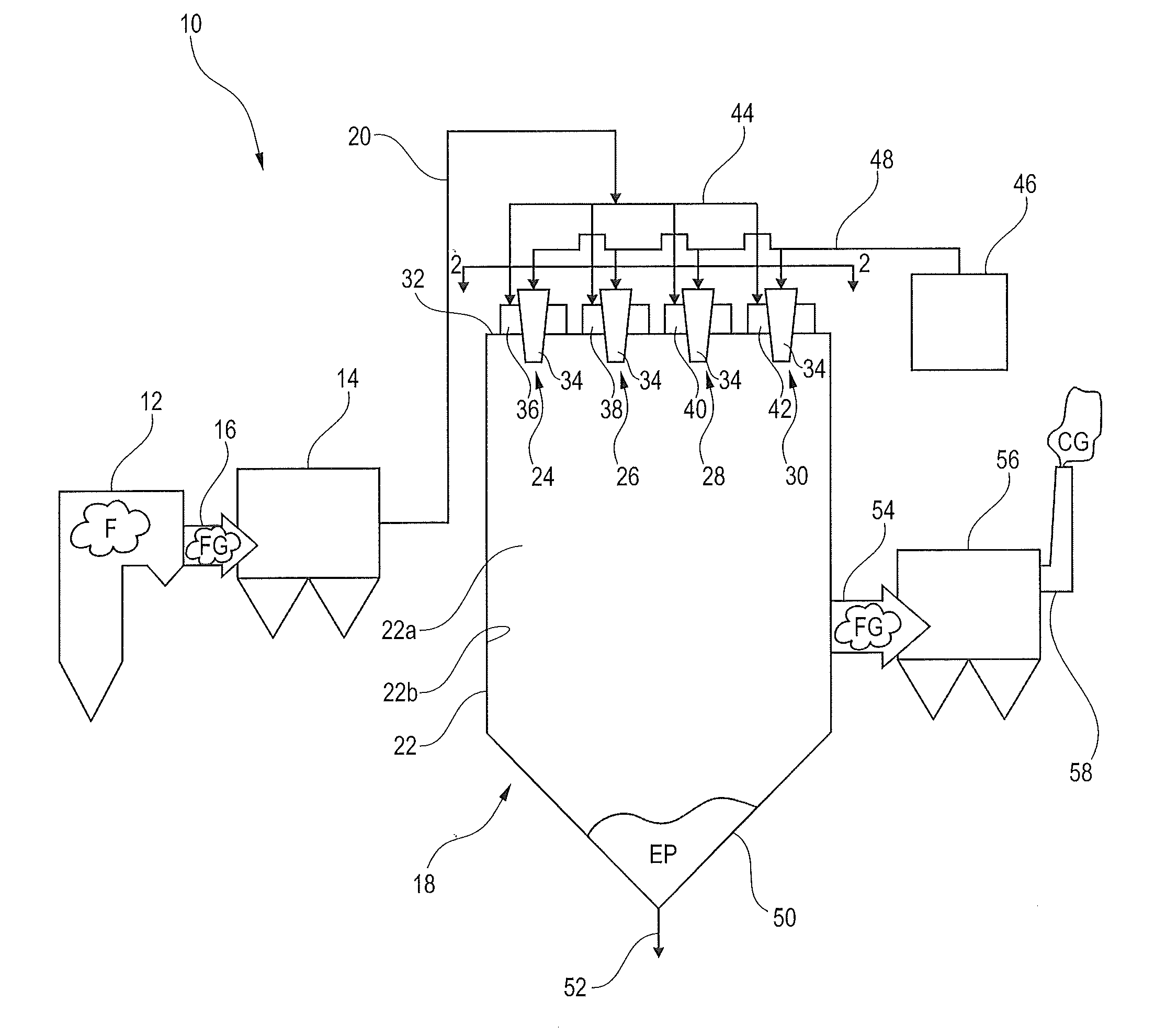 High rotational momentum disperser and use