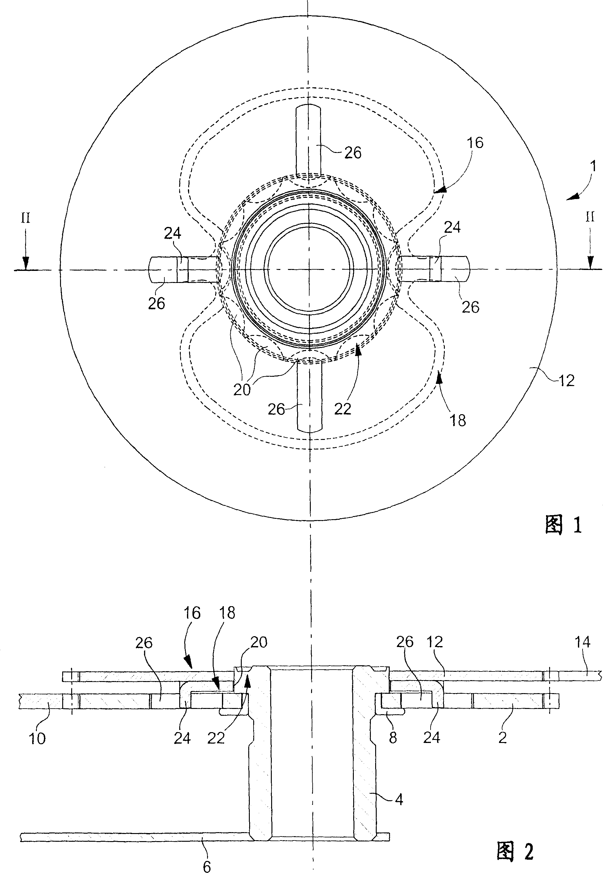 Timepiece with an hour hand able to be moved forward or backward by one hour step