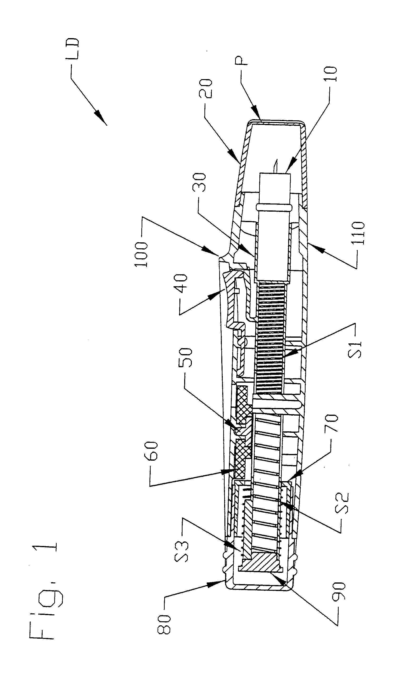 Adjustable lancet device and method