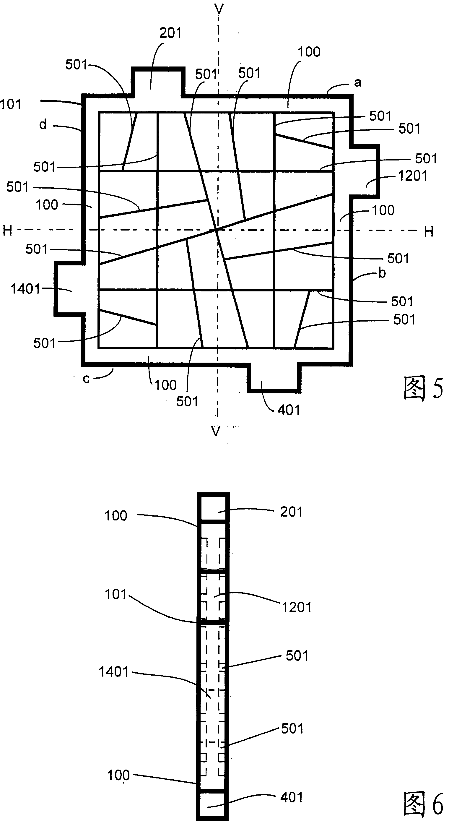 Electrode plate of multiway multiplex radiation confluxing structure