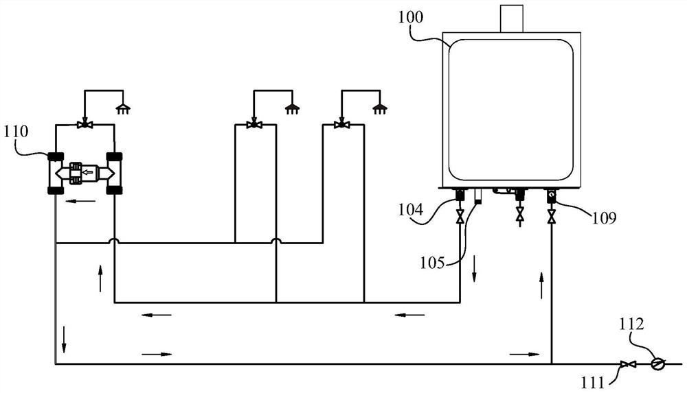 Self-cleaning water heater and control method thereof