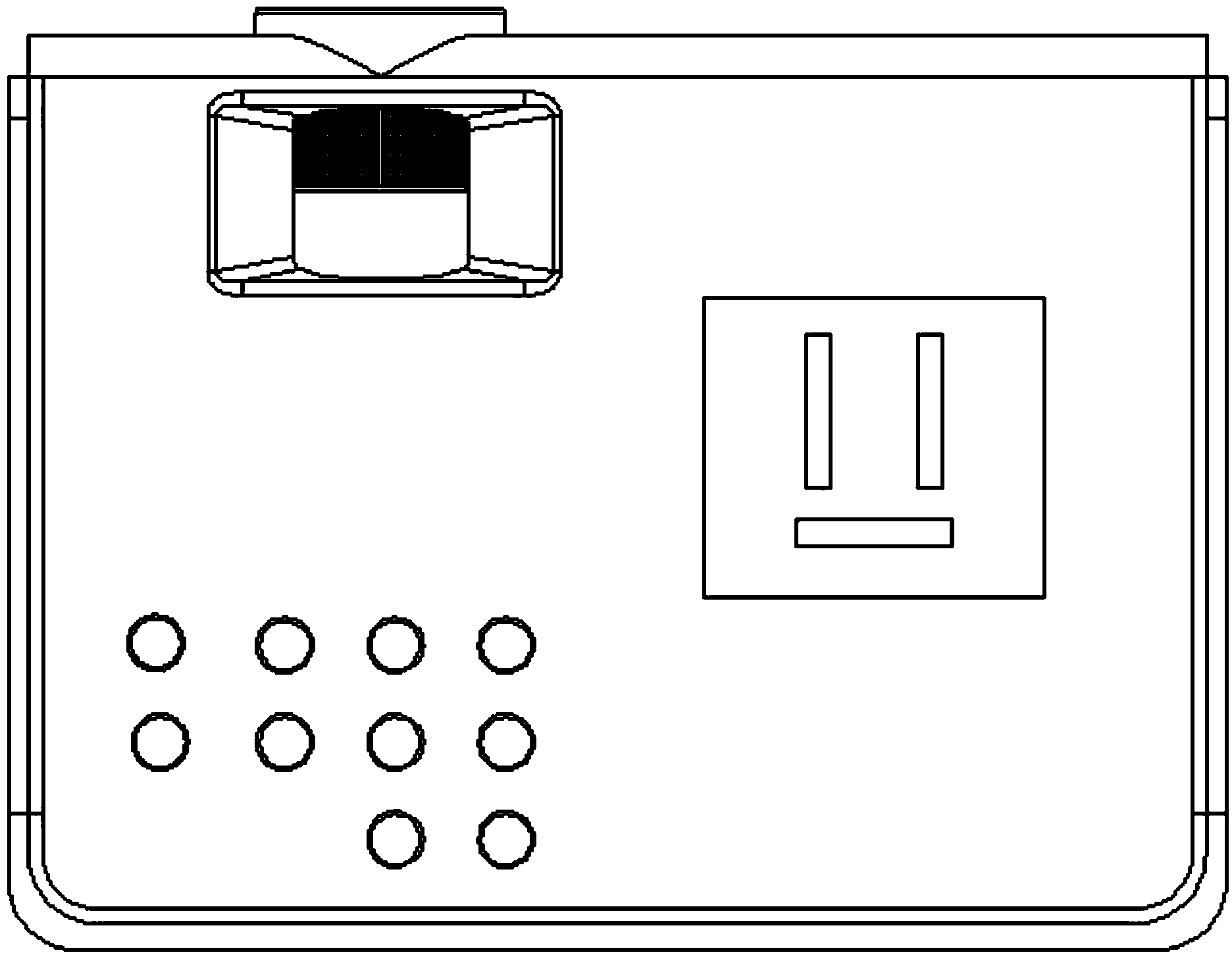 Novel electronic automatic leveling projector