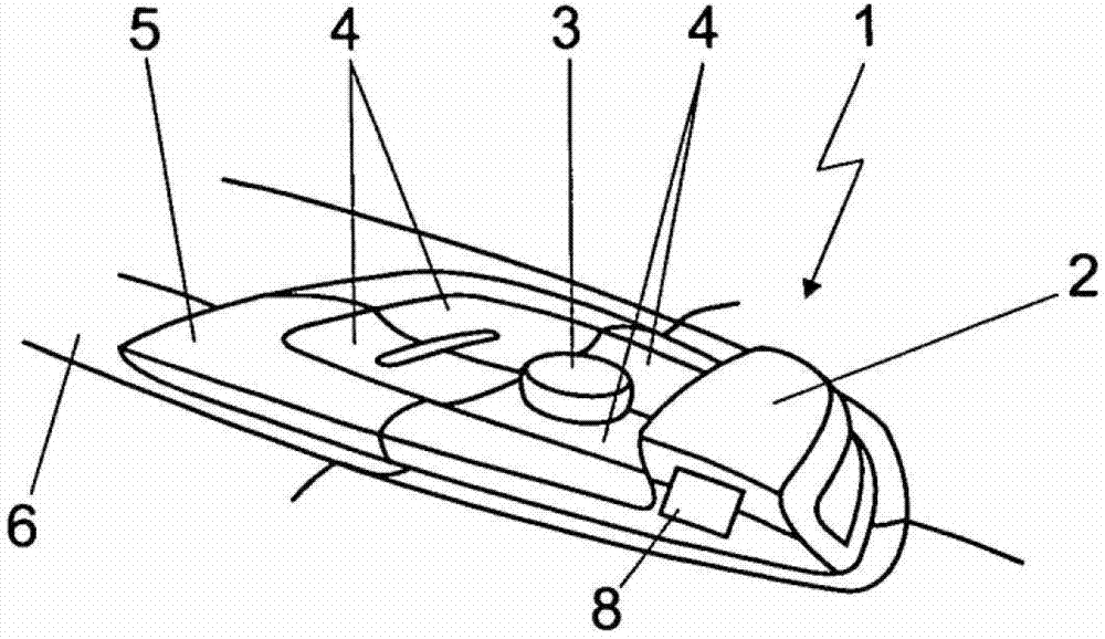 Operating devices for motor vehicles