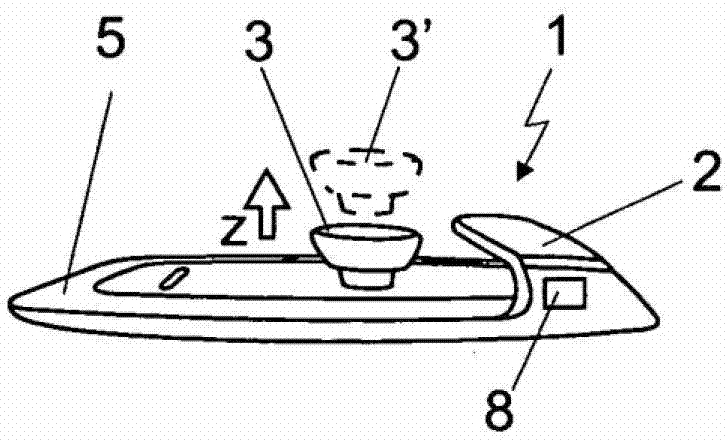 Operating devices for motor vehicles