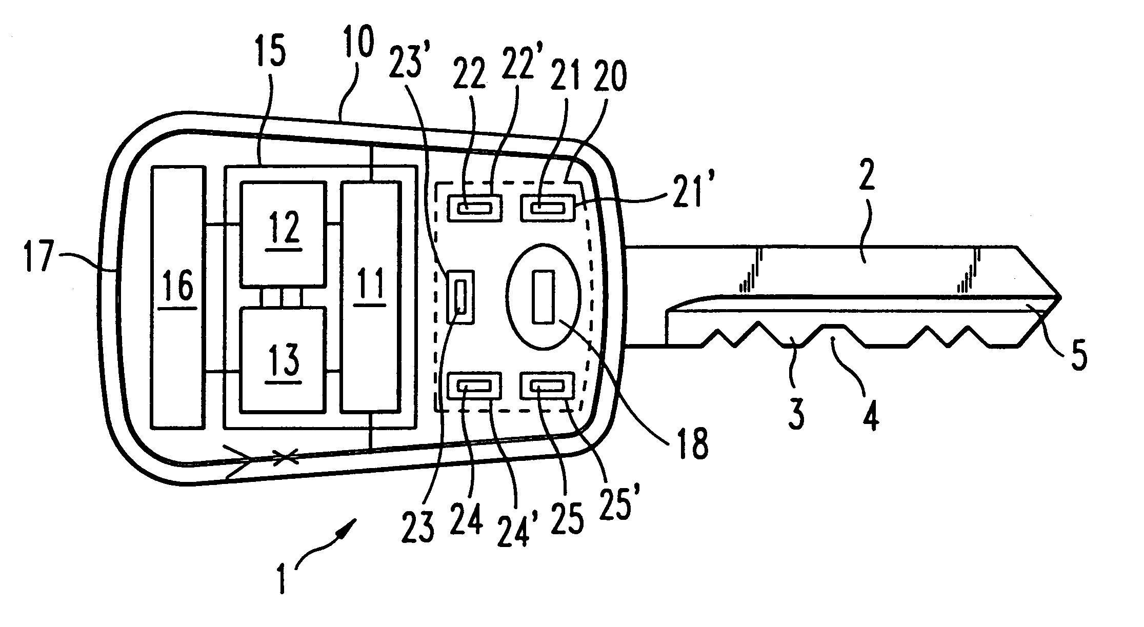 Tire pressure display device