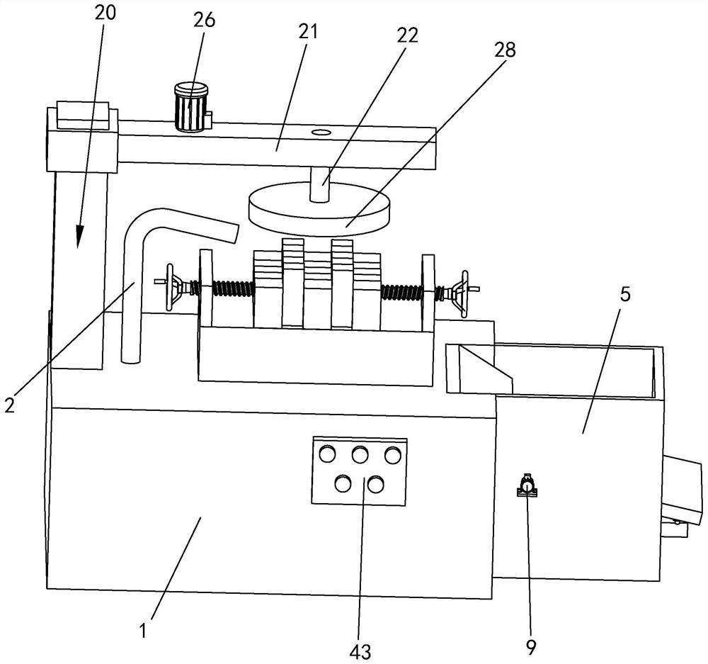 E-type magnetic core grinding and processing equipment