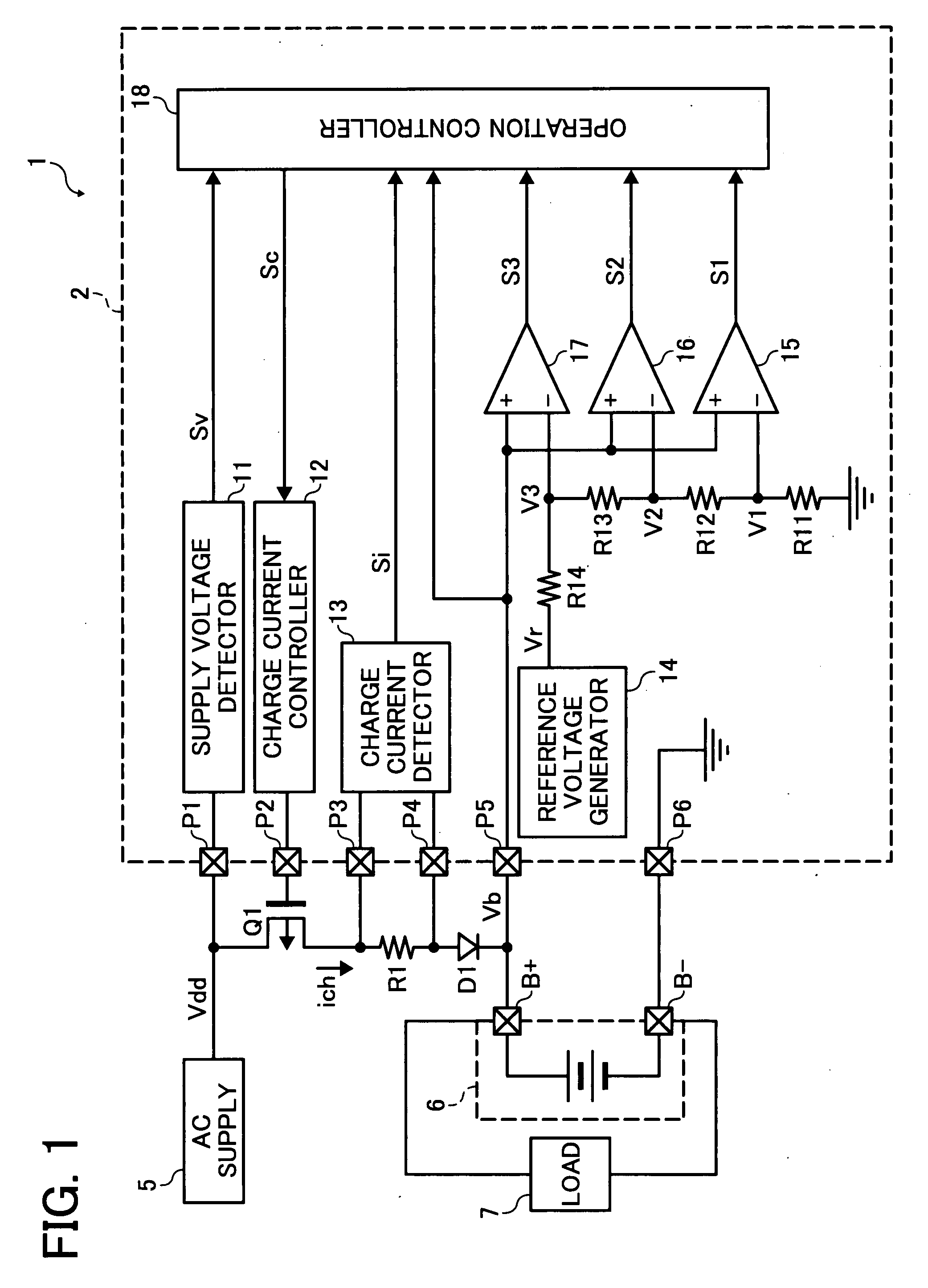 Charge control circuit, charging device, and connection checking method