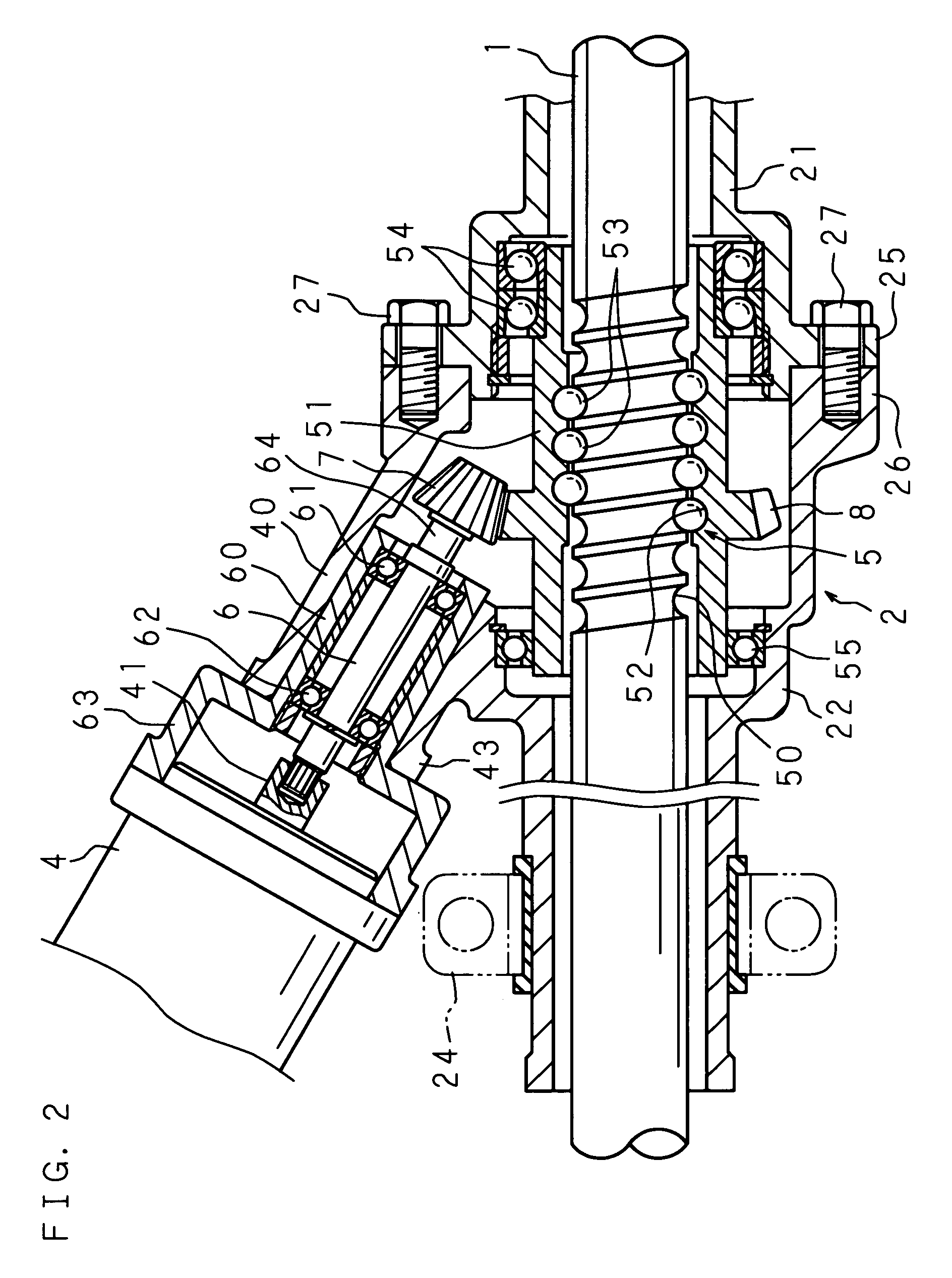 Steering apparatus for vehicle