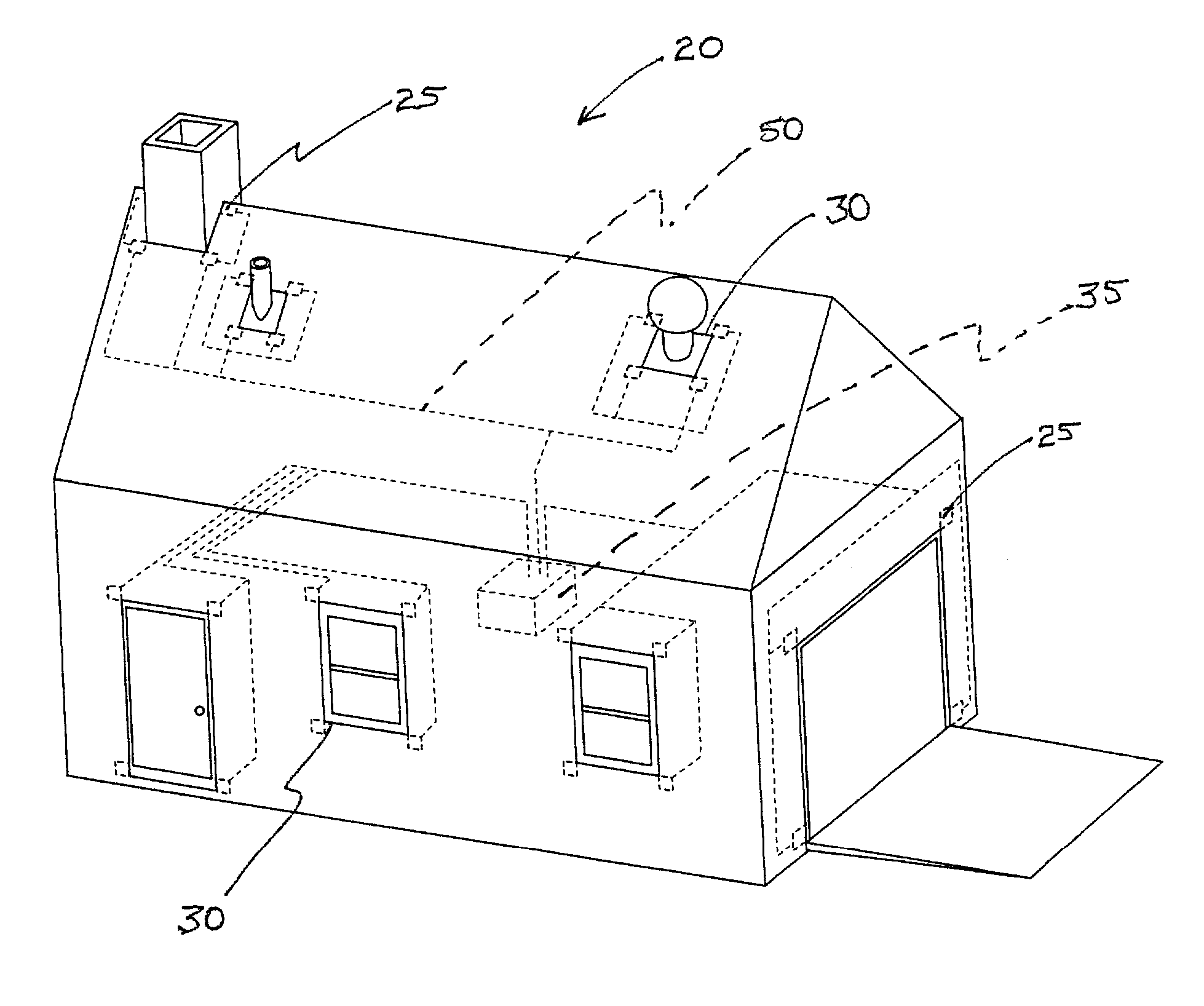 Moisture detection and location system