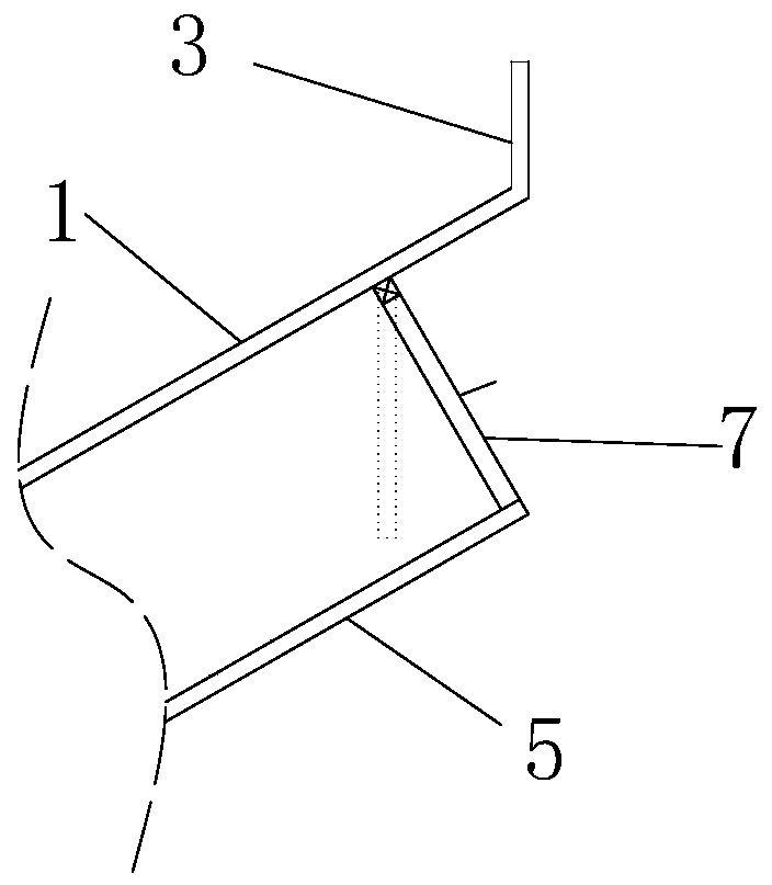 Portable slope runoff water and sand collecting tank