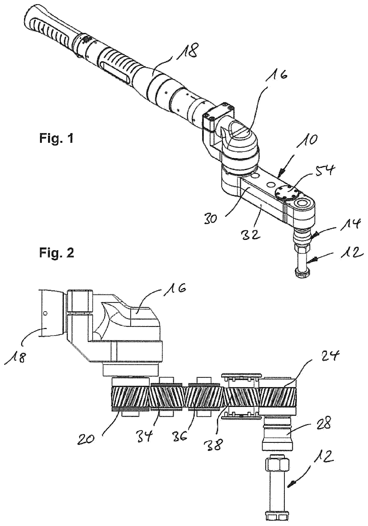 Screw device and hand-held screw system