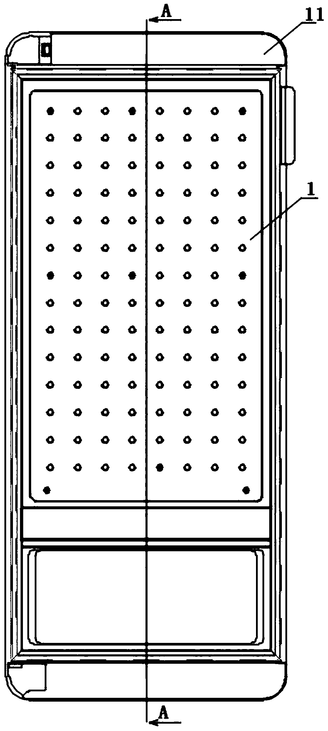 3D full-curved-surface refrigerator door body and manufacturing technology thereof