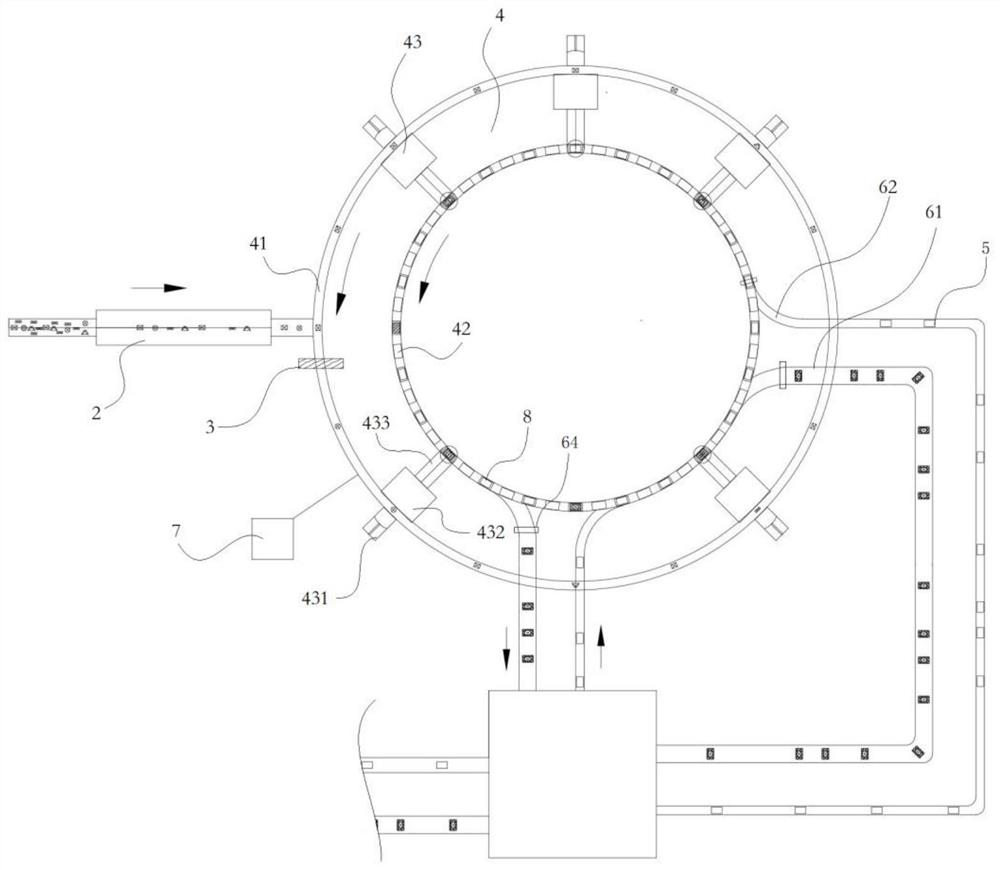 Automatic tallying and sorting logistics system and method for various materials