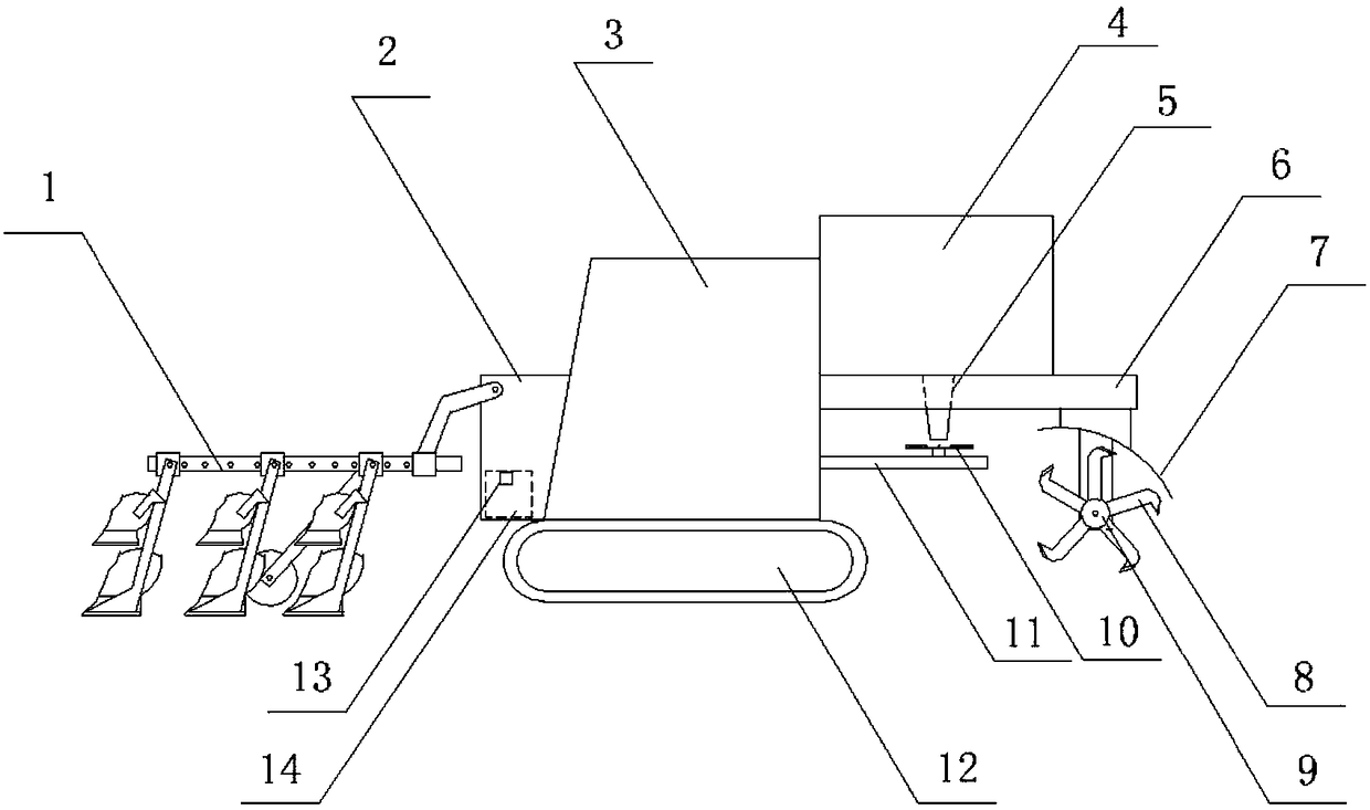 Electrodynamic integrated farmland in-situ remediation device and remediation method thereof