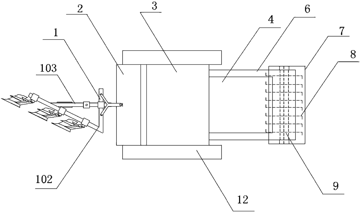 Electrodynamic integrated farmland in-situ remediation device and remediation method thereof