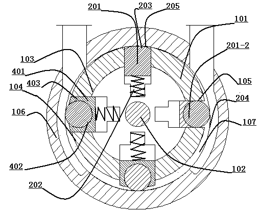 Runner blade convoluting mechanism