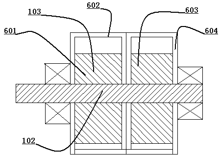 Runner blade convoluting mechanism