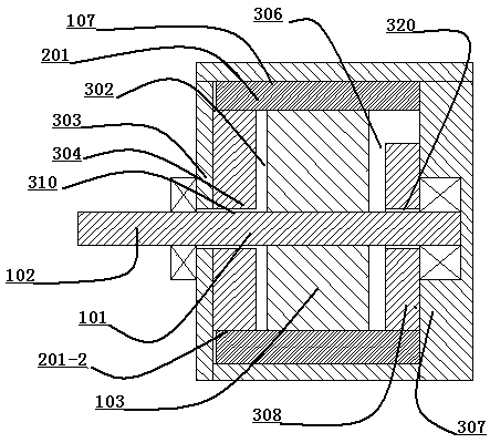 Runner blade convoluting mechanism